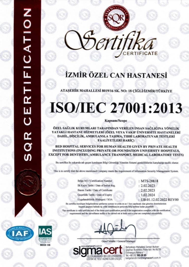 Kalite belgesi 3